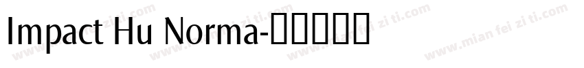 Impact Hu Norma字体转换